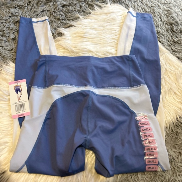 Active Life Color-block Mesh Leggings - Picture 6 of 7